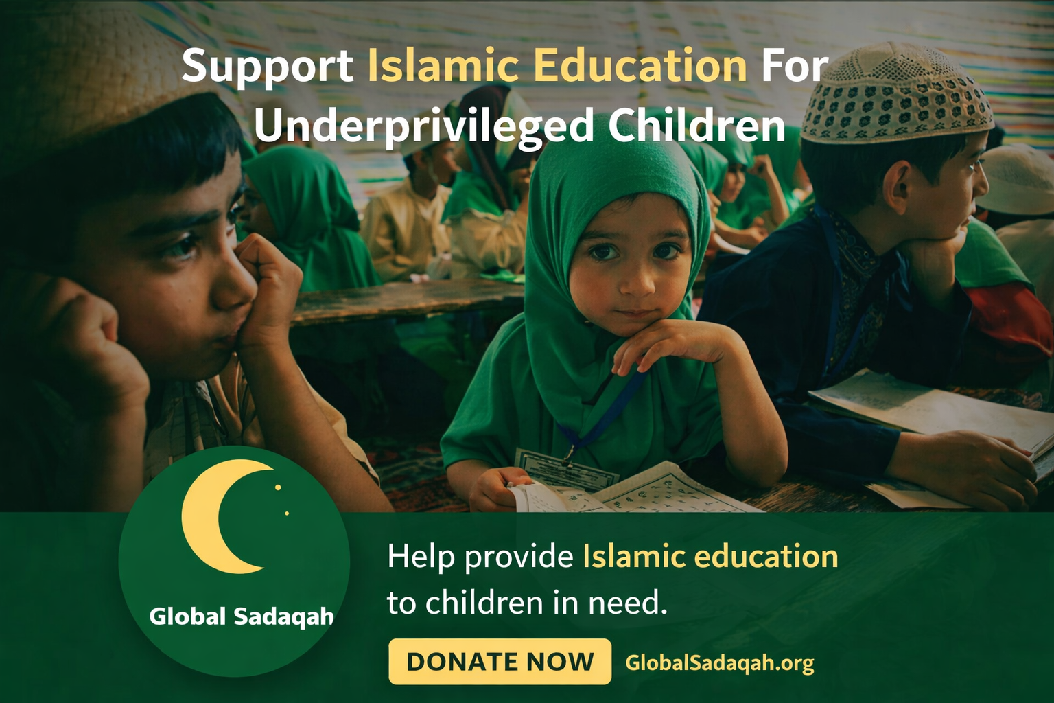 Volunteers at GlobalSadaqah — New School Project